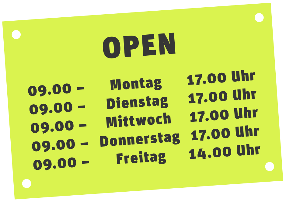 oeffnungszeiten